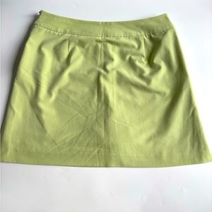 IZOD Light Green Golf Skort Skirt with Shorts Size 10